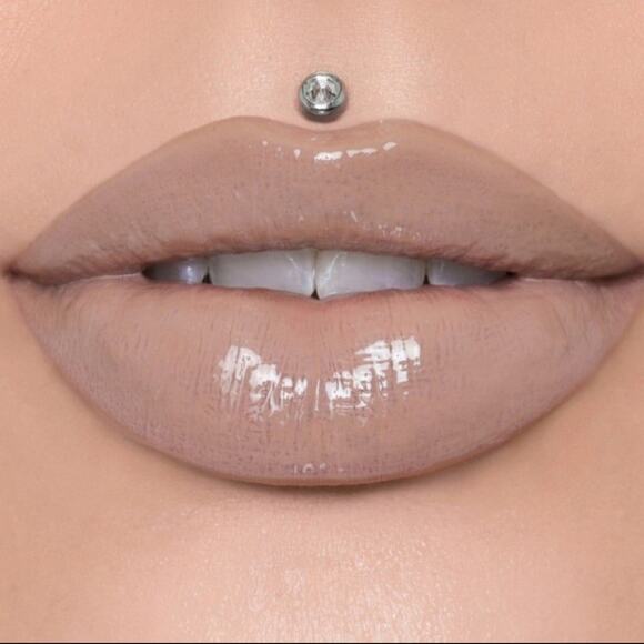 NEW JEFFREE STAR The Gloss Lip Color Silk Rope Nude Bronze Light Tint Glitter - Picture 5 of 10